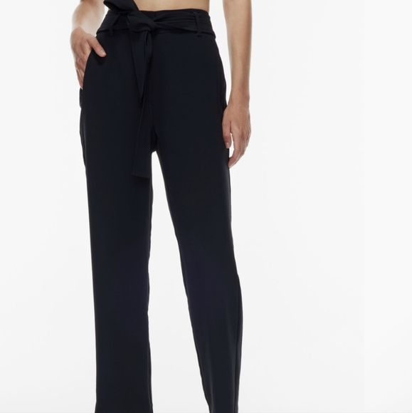 Aritzia - Wilfred Tie Front Pant - Picture 2 of 9